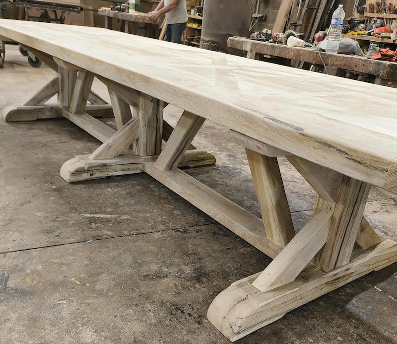 Table Monastère de 3m20 en chêne massif